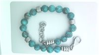 Bracciale Sommer PIETRE DURE in Acciaio chirurgico (316L) Amazzonite BR AMAZZONITE ACC - BR AMAZZONITE ACC